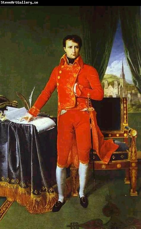Jean Auguste Dominique Ingres Portrait of Napoleon Bonaparte, The First Council.